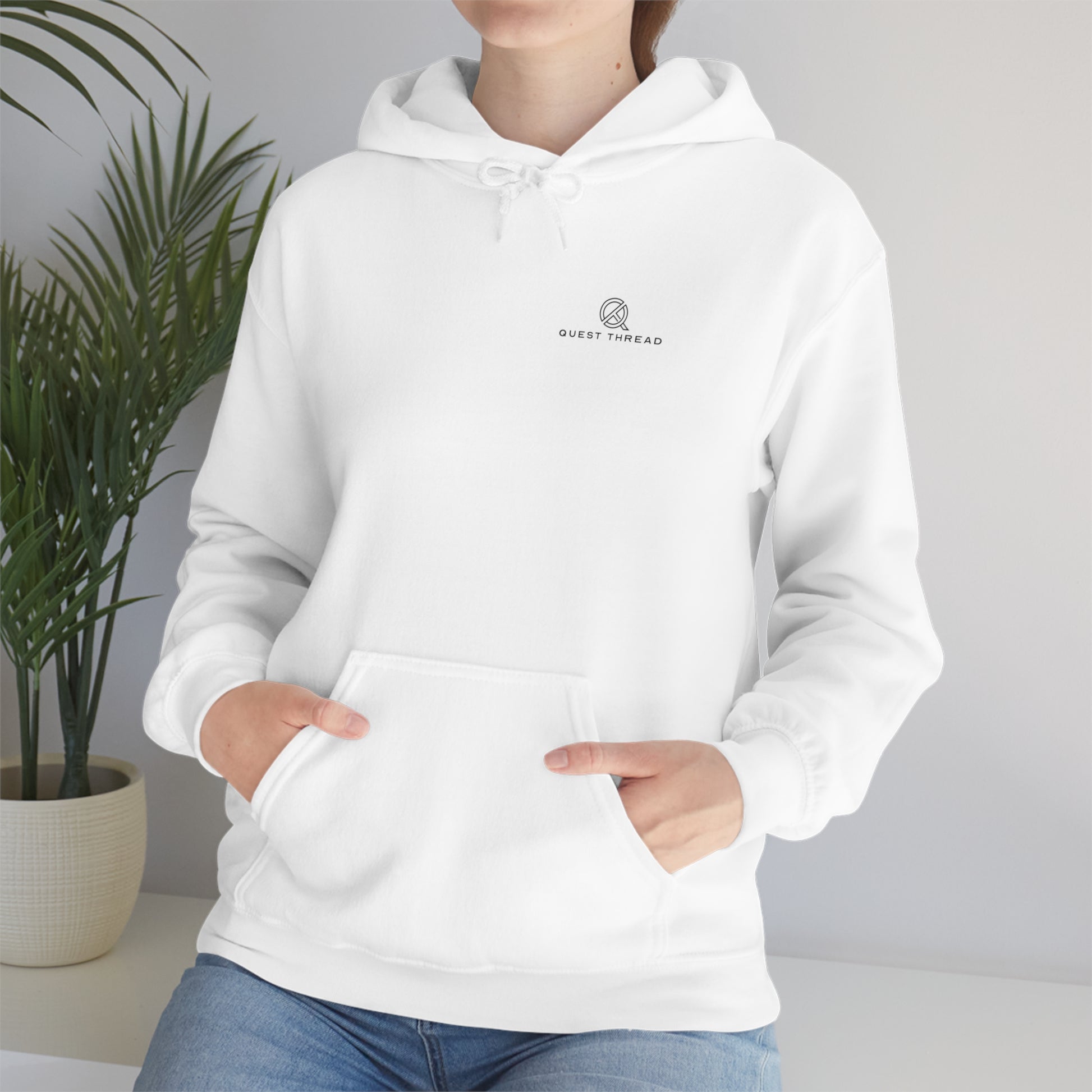 white-quest-thread-hoodie-with-small-logo-on-left-chest