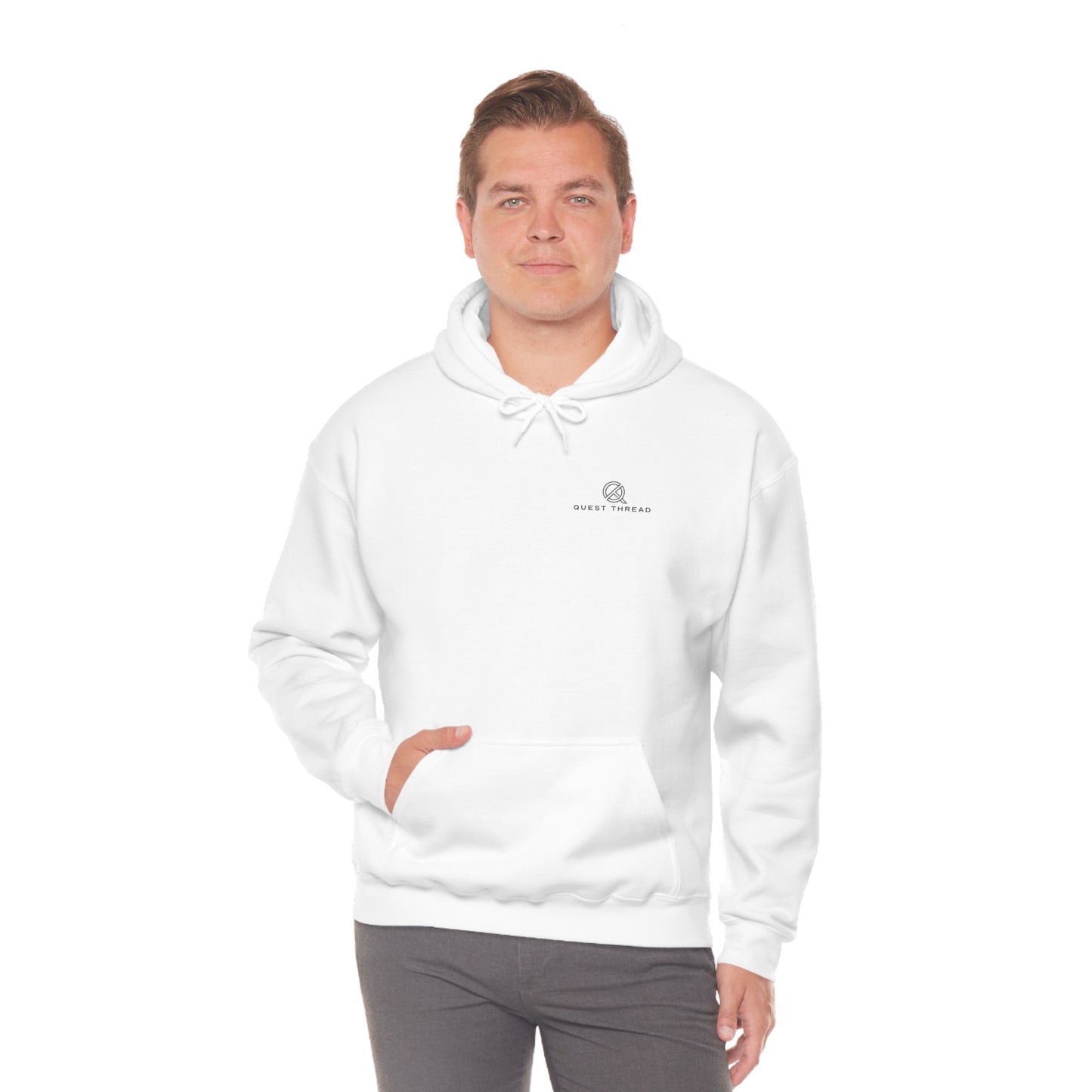 white-quest-thread-hoodie-with-small-logo-on-left-chest