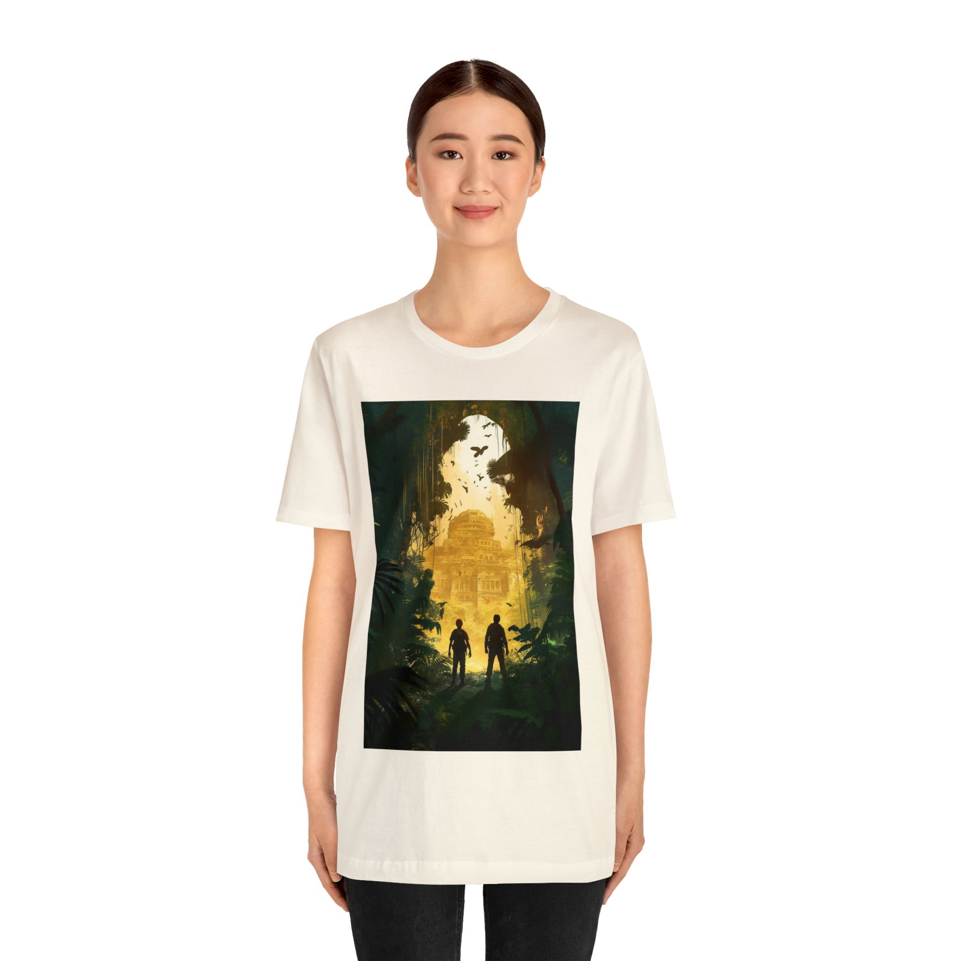 natural-quest-thread-tee-shirt-with-ruins-of-arnak-scene-on-front