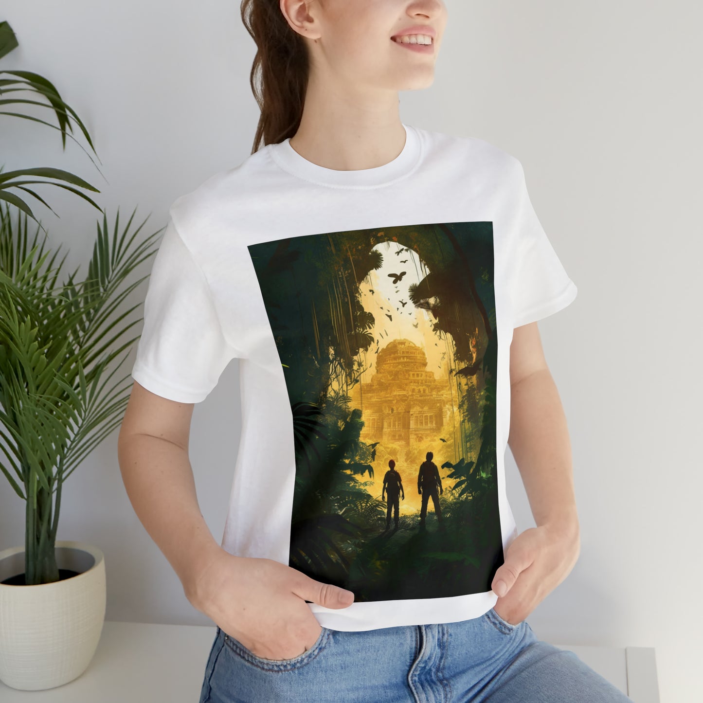 white-quest-thread-tee-shirt-with-ruins-of-arnak-scene-on-front