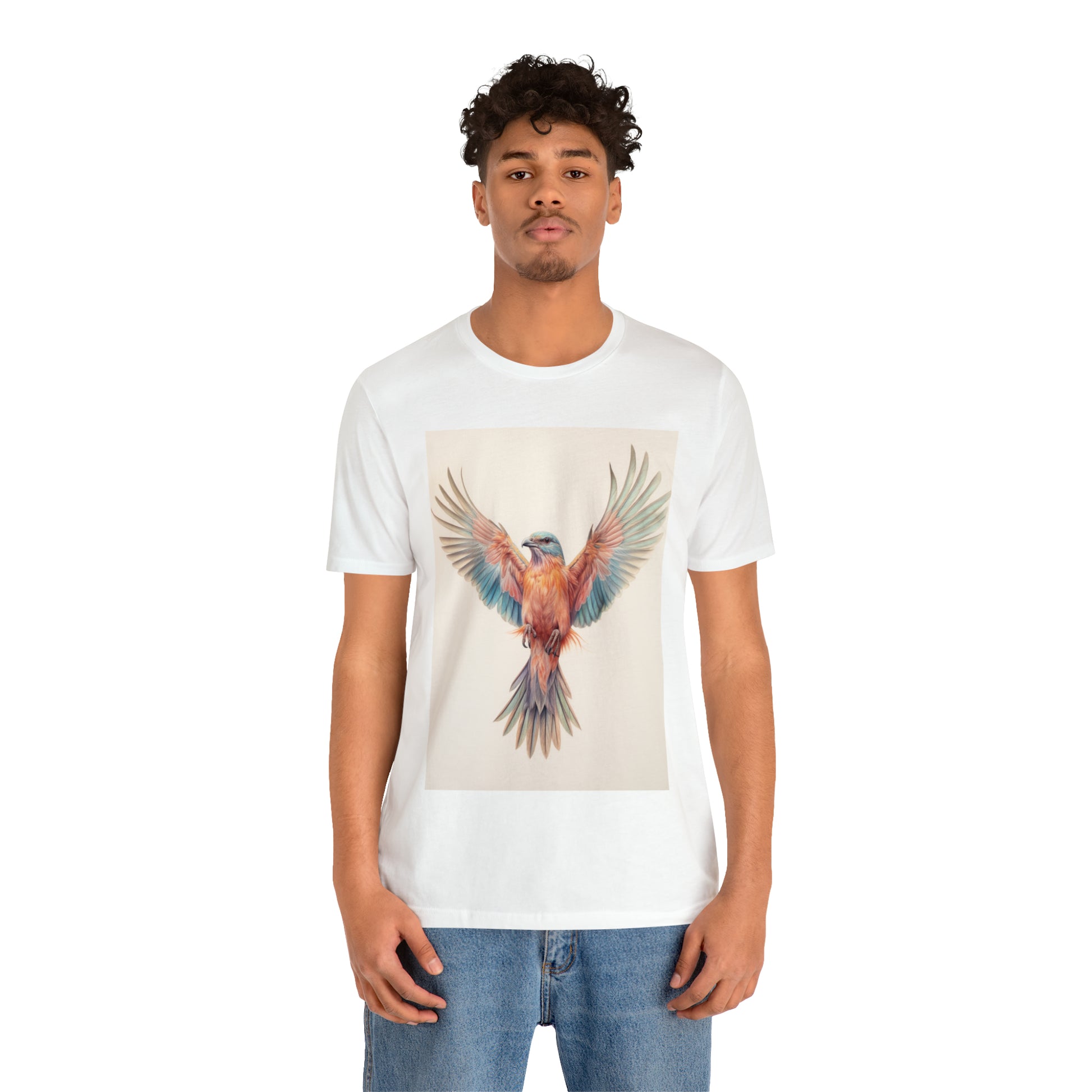 white-quest-thread-tee-shirt-with-wingspan-bird-on-front