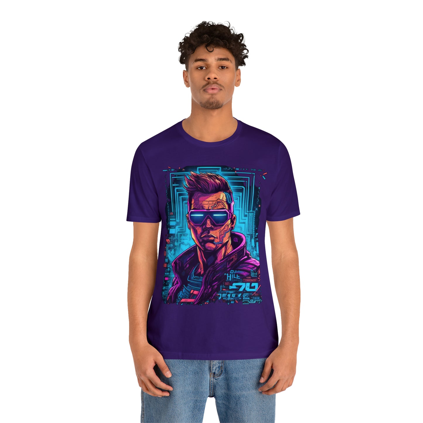 team-purple-quest-thread-tee-shirt-with-large-neon-cyber-punk-on-center