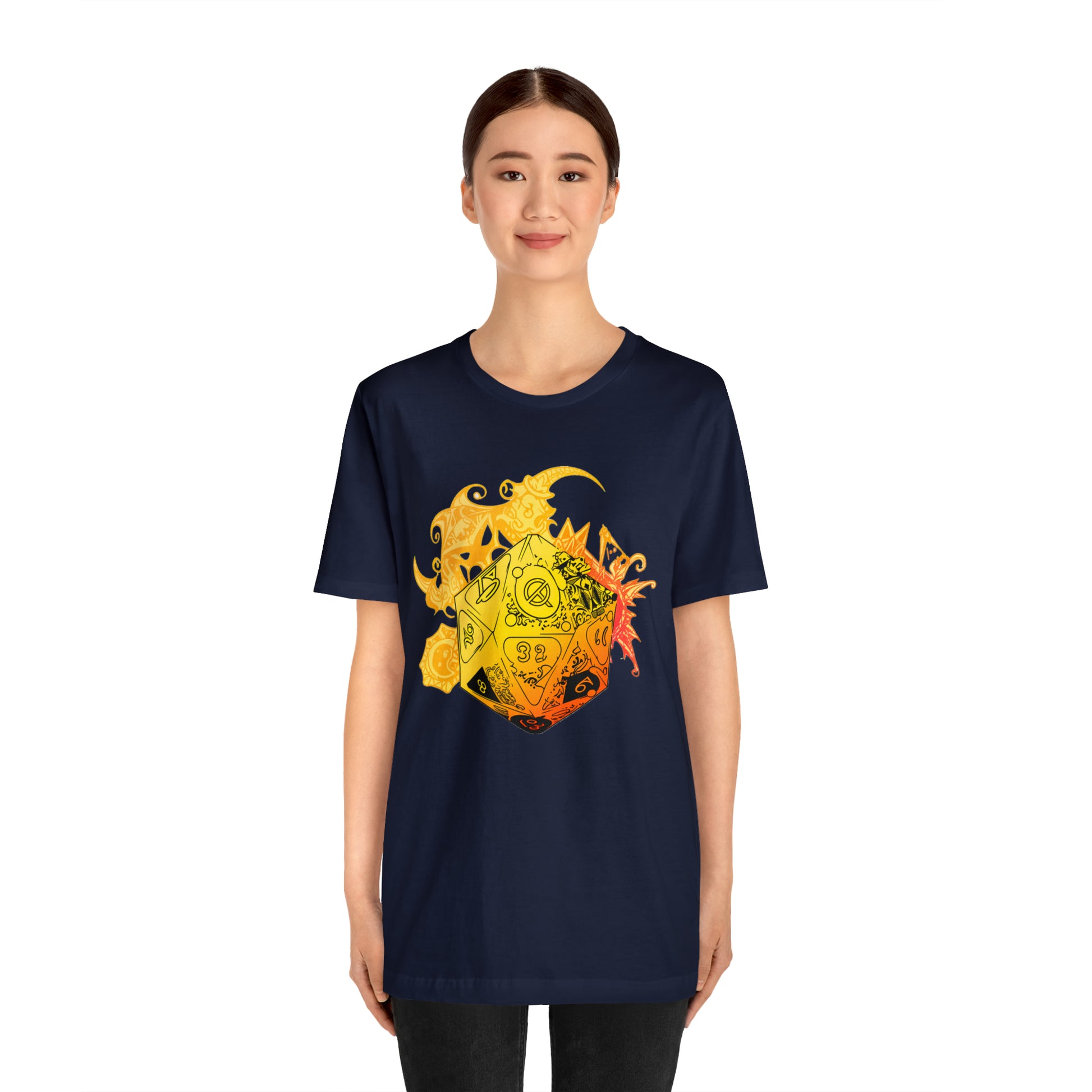 navy-quest-thread-tee-shirt-with-large-yellow-dragon-dice-on-center-of-shirt