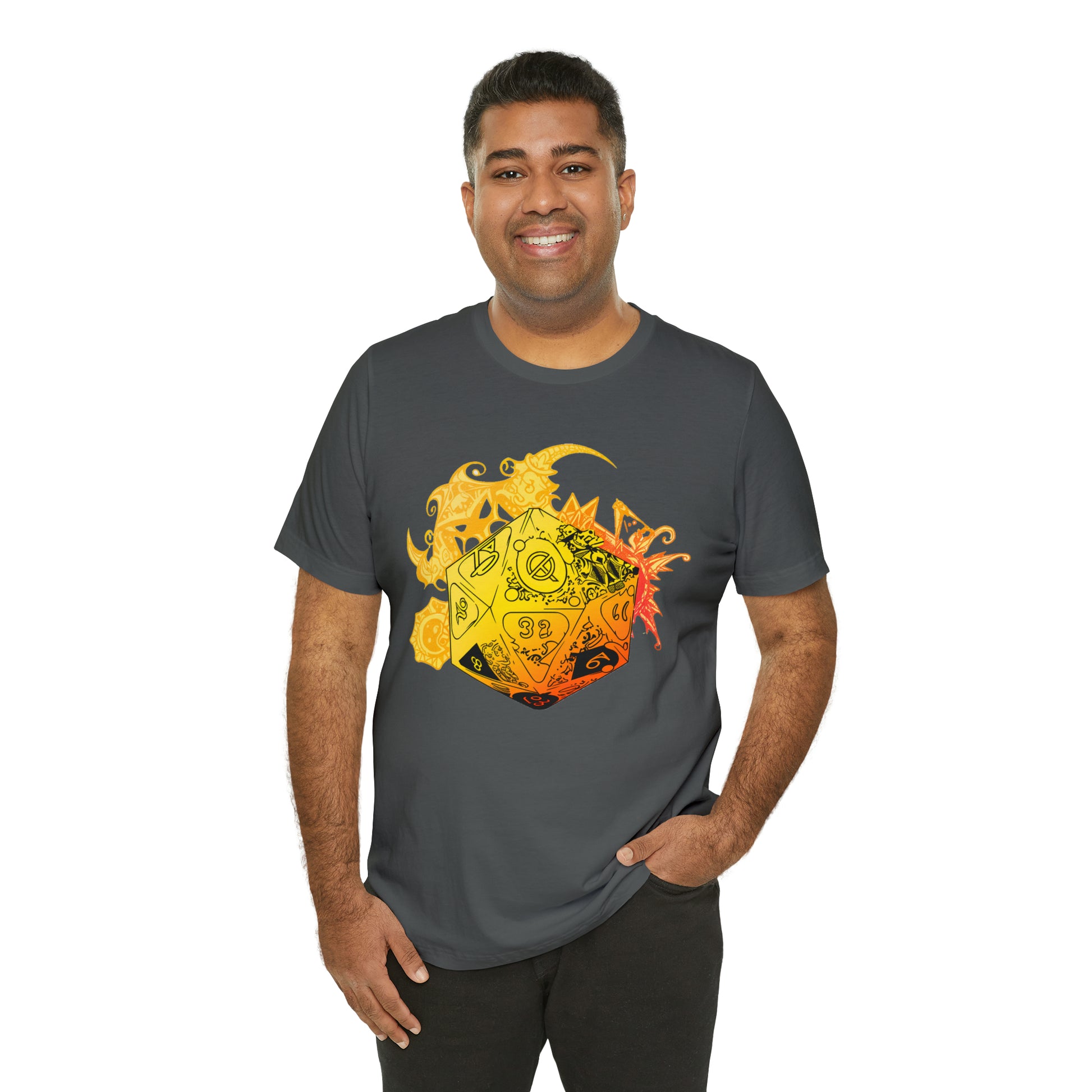 asphalt-quest-thread-tee-shirt-with-large-yellow-dragon-dice-on-center-of-shirt