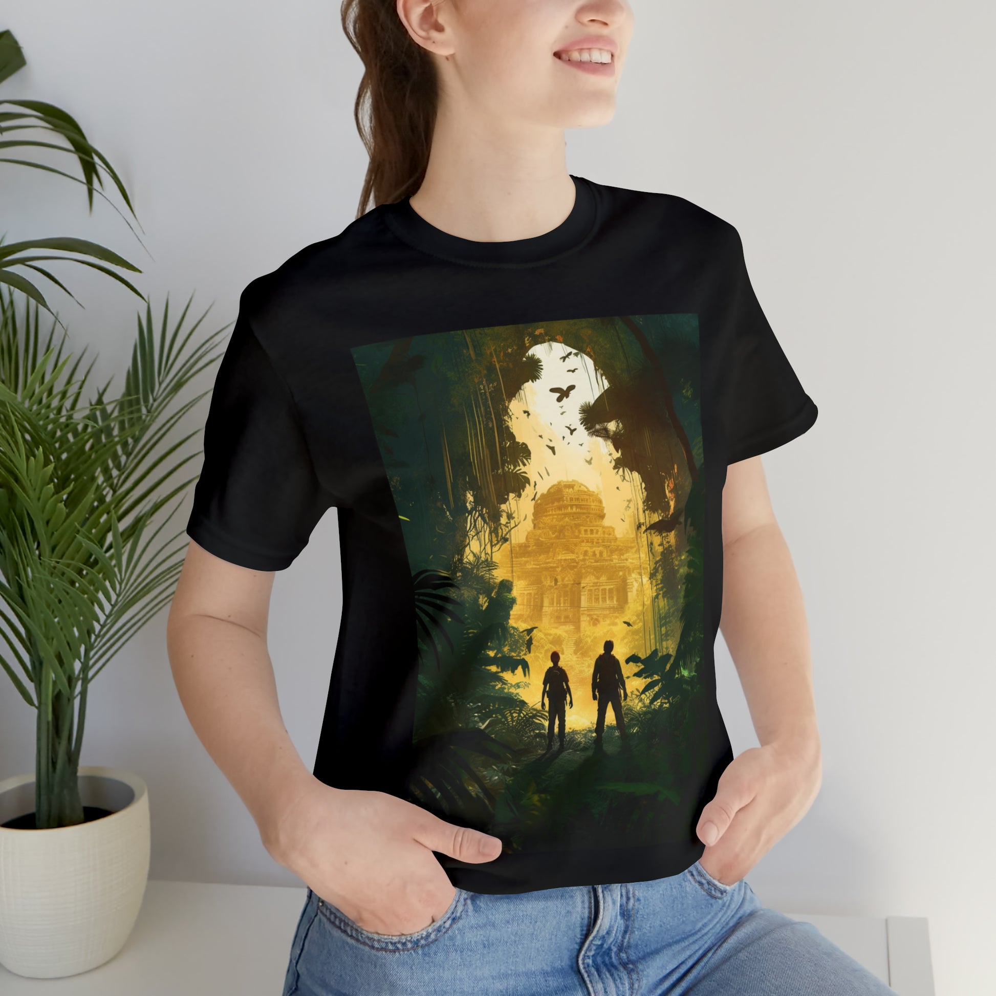 black-quest-thread-tee-shirt-with-ruins-of-arnak-scene-on-front