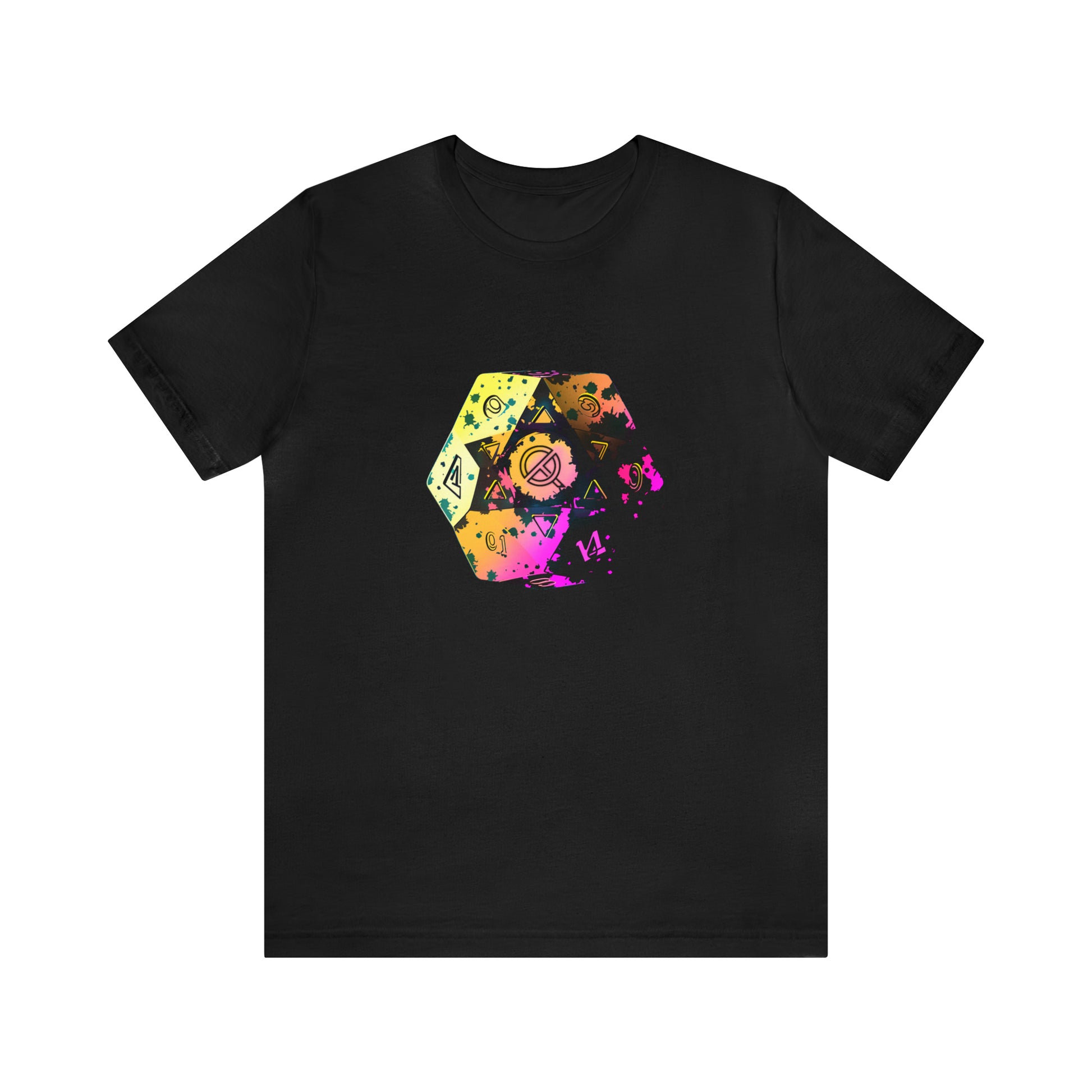black-quest-thread-tee-shirt-with-large-neon-d20-dice-on-center